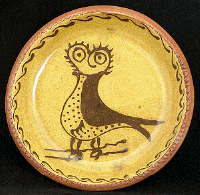 Owl, Black on Gold