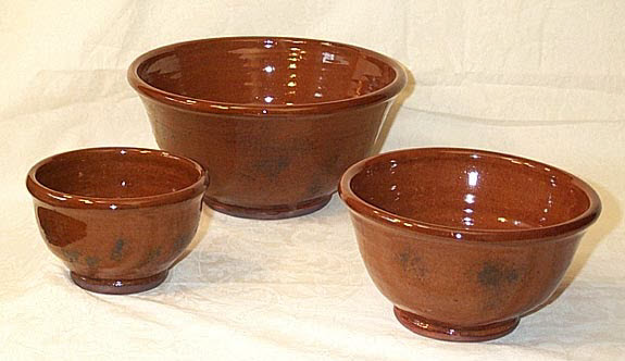 Spangles Redware Bowls